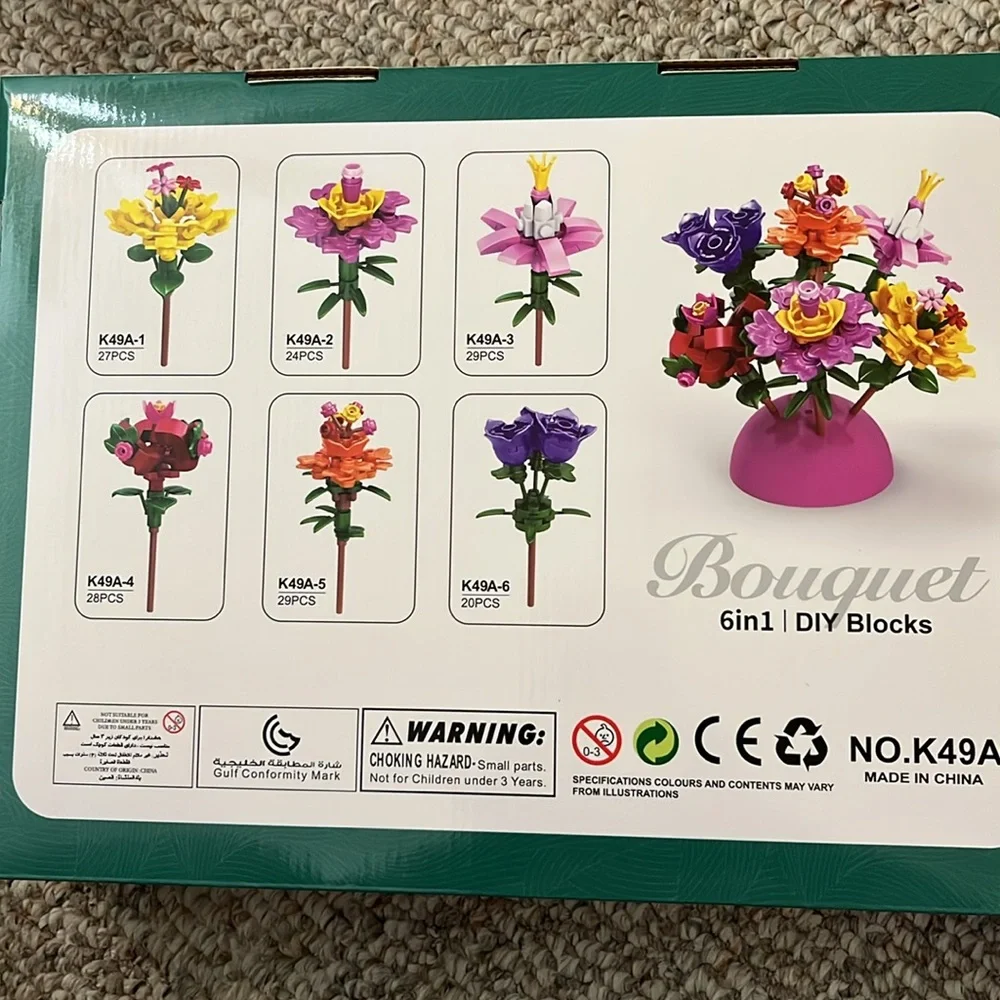 Colorful DIY Flower Bouquet Set